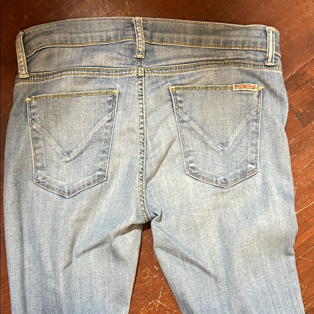 Hudson Jeans Women's Denim Blue Skinny Jeans - Picture 7 of 12